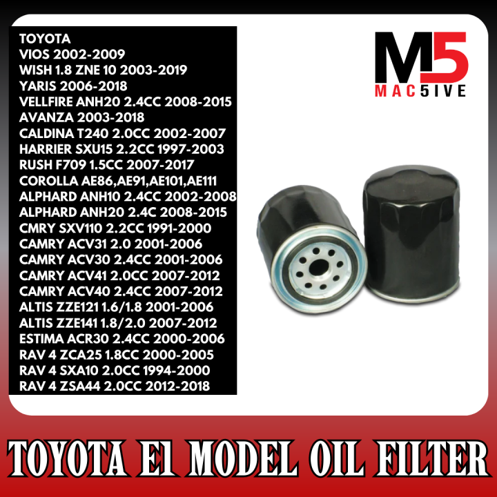 TOYOTA E1 OIL FILTER | Lazada