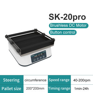 JOANLAB Orbital Shaker Digital Display Orbital Rotator Shaker Laboratory Adjustable Speed 200rpm SK-20Pro