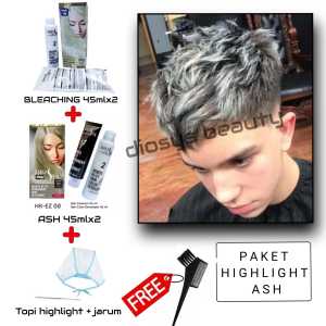 Paket Highlight Diosys Beauty cat rambut putih
