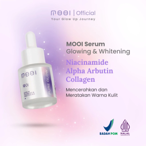 MOOI PURE GLOW KOREA BPOM ORIGINAL SERUM SKIN CARE WAJAH PUTIH GLOWING BEBAS JERAWAT DAN FLEK HITAM