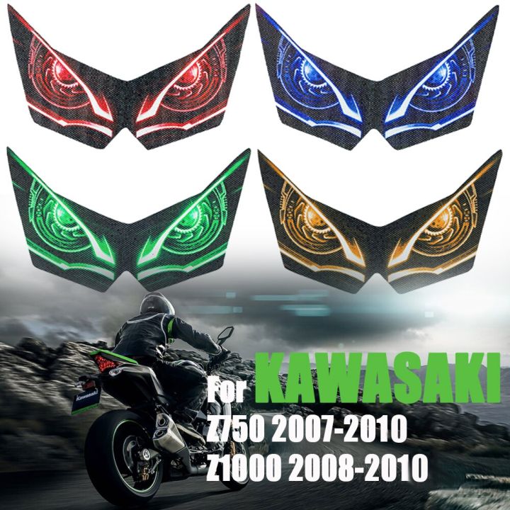 Motorcycle Headlight Decoration Sticker For KAWASAKI Z750 20072010 Z1000 20082010 Stickers