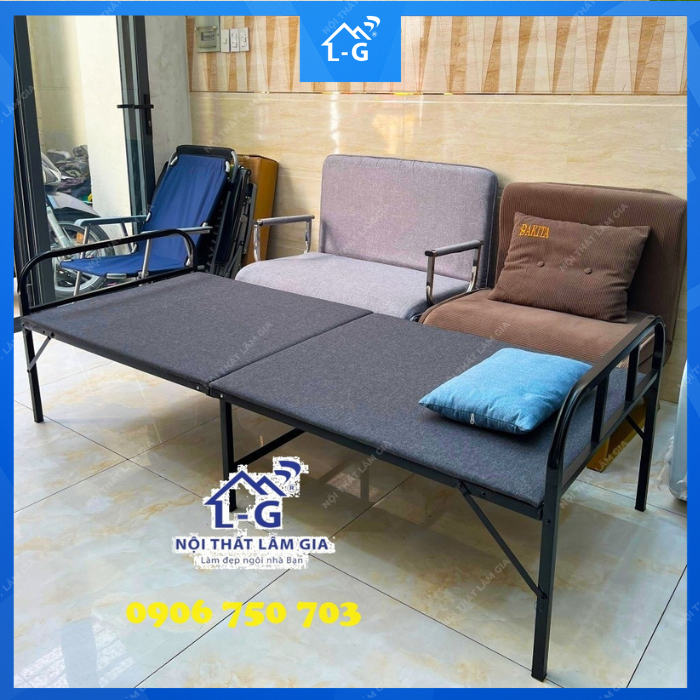 [GIAO HỎA TỐC HCM] GIƯỜNG GẤP KHUNG THÉP SƠN TĨNH ĐIỆN – SIÊU CHỊU LỰC ...