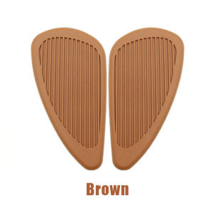 Motorcycle Rubber Vintage Gas Tank Knee Pads Side Panel Traction Pad Sticker for Harley Cafe Racer Classic Universal
