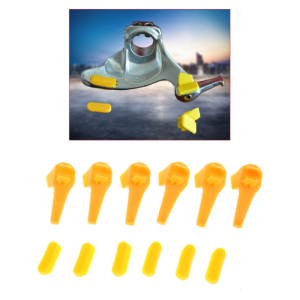 12pcs Tyre Tire Changer Part Nylon Mount Demount Duck Head Insert Rims Protector Tool Automotive Accessories