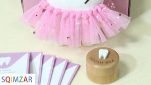 Tooth Fairy PillowTooth Fairy Plush Dolls Gifts for Girls with Pocket and Glittering WingsKit Includes a Plush Dolland Certificate