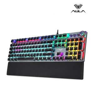 AULA F2088 คีย์บอร์ดมาโคร Mechanical Gaming Keyboard 109 Keys รับประกันศูนย์ไทย 2 ปี
