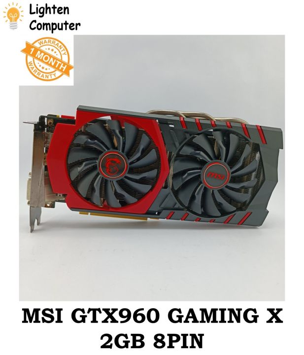 【USED】 MSI GTX 960 Gaming 2G Graphic Card | 6 Pin | GDDR5 | Graphics ...