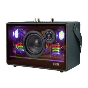 ลำโพงบลูทูธไร้สาย SK-2066 มีสายสะพาย แถมไมค์ลอย2อัน ตู้โปร่งใส 30W พร้อมส่ง เสียงเบสที่ดี Bluetooth