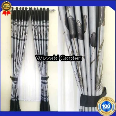 Gorden Blackout Premium Tebal 100% Tidak Tembus Cahaya Hordeng Ruang Tamu Minimalis Mewah Smokering
