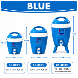 Large Capacity Water Dispenser 3L 6L 12L with Faucet Portable Drinking Water Jug