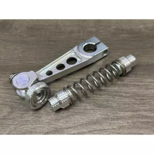 CNC BRAKEARM UNIVERSAL HONDA/YAMAHA ALLOY BRAKE ARM WITH SPRING