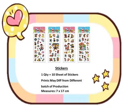 ✨💖 Paw Patrol Birthday Party Goodie Bag 💖 Wallet Watch l Stickers l Notebook l Projection Watch l Pencil Case l Magic Water Doodle Book l Stationary l Balloon l Marshall Skye Rubble Chase Zuma l Children Day Gifts Christmas Gifts
