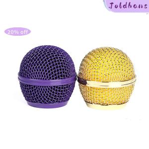 Joldhans 1pc For Shure SM58 Wireless Microphone Replacement Metal Microphone Grille Replacing Professional Party Mic Head Part