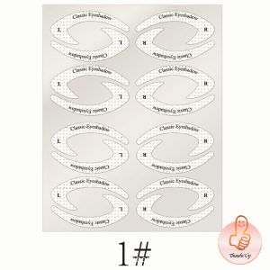 สติ๊กเกอร์อายแชโดว์ แม่แบบเขียนอายไลเนอร์ เปลือกตา Makeup Tools