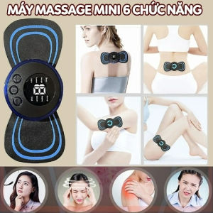 Miếng Dán massage EMS mini Đa Năng Cho Vai Cổ Eo Chân Và Cổ
