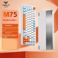 AULA M75 CNC Aluminum Wireless Mechanical Keyboard RGB Hot swappable 75% GASKET Structure Custom Gaming Keyboard With Knob. 