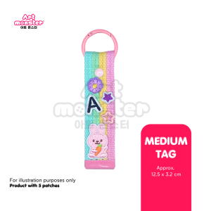 Art Monster Rainbow Personalized  Bag Tag