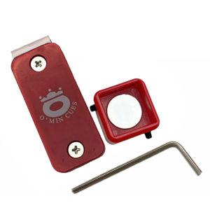 Magnetic Chalk Holder Bahan Logam Cover Kapur Billiard Biliar Chalk Profesional