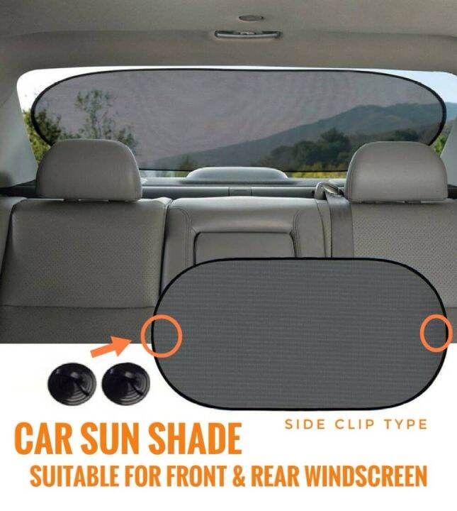 Car Sunshade Front Rear Side Window Sun Shade Cover Mesh Net Windshield ...