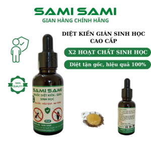 Thuốc diệt kiến tận gốc SAMI SAMI cao cấp chai lớn 30ml thuốc diệt kiến gián sinh học thế hệ mới diệt kiến gián tận gốc diệt nhanh diệt mạnh với gấp đôi hoạt chất sinh học SAMI SAMI STORE