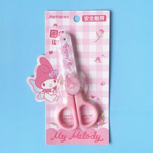 Sanrio Child Safety Round Head Scissors Kuromi Cinnamon Dog Cartoon Kindergarten Students Dedicated Scissors