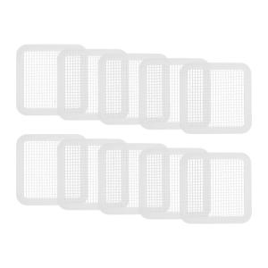 10 cái disposables dụng cụ dọn tóc cho bồn tắm cống lưới bìa cho phụ kiện phòng tắm nhà bếp nắp chặn tóc nhãn dán