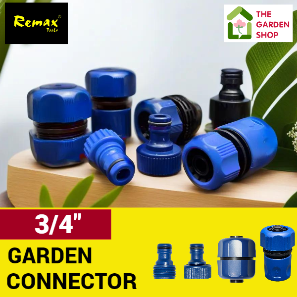 Remax 3/4" Garden Hose Quick Connector Faucet Adapter Tap Connector