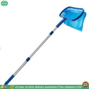 [Vodool Park City] Swimming Pool Skimmer Net with Telescopic Pole Pool Ponds Cleaning Leaf Tools