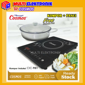 Cosmos Kompor Induksi Listrik 1 Tungku CIC951 / CI-951 Free Panci Steam Pot