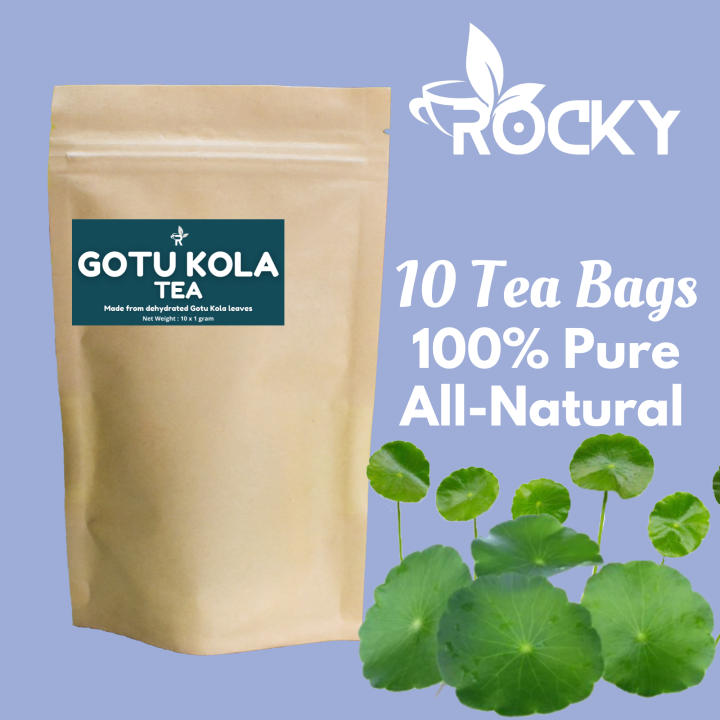 Gotu Kola Tea // Centella Asiatica//10 Tea Bags//100% Pure and Organic ...