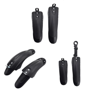 Easy Mounting Mudguards for Youth Bikes 12-20 Inch Durable PVC Splash Guards