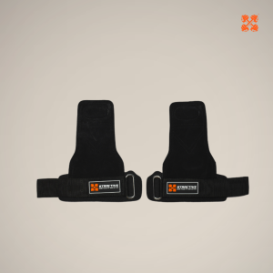 Stractive® Premium Leather Lifting Straps- 2 pcs | Heavy-Duty Weightlifting Straps for Deadlifts Strength Training Gym Workouts and Powerlifting | Durable Anti-Slip and Comfortable Grip for Fitness Enthusiasts