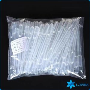 LoviRa 100Pcs 1ml/2ml/3ml/5ml Disposable Plastic Dropper Transfer Pipette Dropper