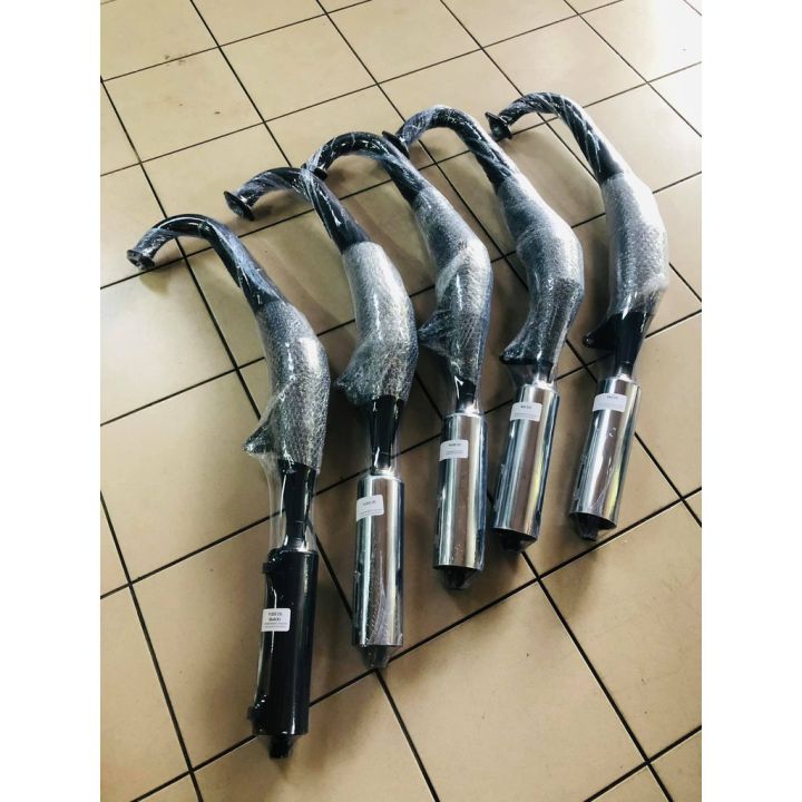 TS Exhaust Standard Chamber Racing Exhaust 2 StrokeYamaha Sport Y100 SS2 Y110 125Z 125ZR RXZ Ready Stock