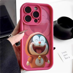 Compatible with iphone 14 Pro Max Phone Case Laughing Doraemon 12 13 14 15 11 Pro Max Casing silicone xr xs Max 7 8 Plus