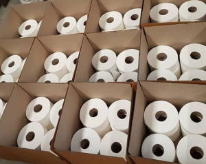 2 ชั้น หุ้มพลาสติก ทิชชู่ JRT ราคาสุดคุ้ม 1 ม้วน 300 เมตร