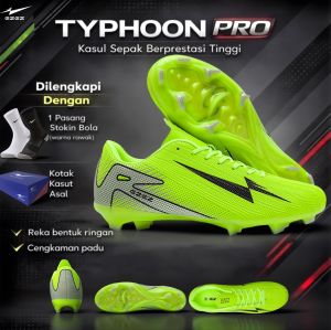 EZEZ Typhoon Pro FG Kasut Bola Sepak Football Boots Tapak TPU 36-45 ET9938