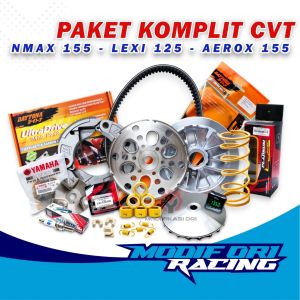 PAKET CVT FULL KOMPLIT NMAX 155 - UPGRADE CVT YAMAHA AEROX RACING ORI