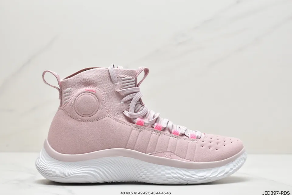 Under armour curry 4 best sale men pink