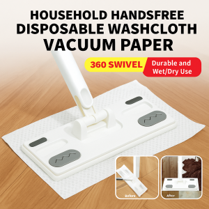 Household Handsfree Mop Static Dusting Paper A Mop Net Flat Mop Wet And Dry Mop Non-Dirty Hands Mini Mop Cleaning Brush