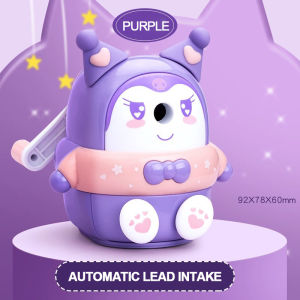 【1-3 Days Delivery】Universal Sanrio Hand Crank Mechanical Pencil Sharpener Kuromi Cartoon Stationery Pencil Sharpeners