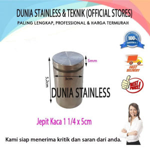 Jepit kaca 1 1/4 in x 5cmBisa dijadikan sebagai penjepit kacaacrylic Dll