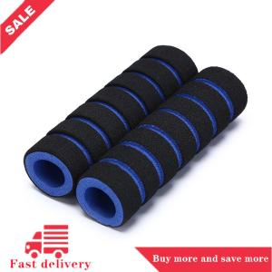 [COD] 2Pcs Bike Racing Bicycle Motorcycle Handle Bar Foam Sponge Grip Cover Nonslip