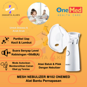 ONEMED M102 Mesh Nebulizer portable alat uap inhaler praktis