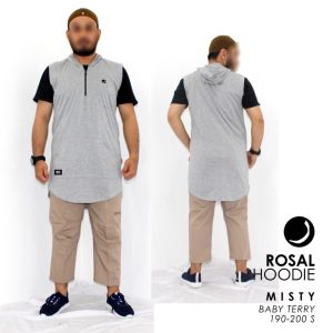 Rompi Sholat Hoodie Pria Bisa COD Rosal - Rompi Shalat pria Muslim Murah