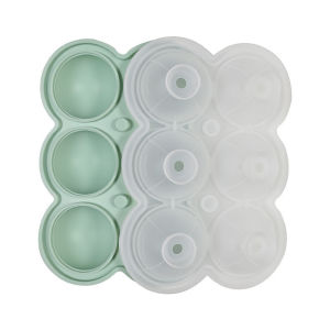 Silicone 6 Balls Big Ice Cube Molder Reusable 47Mm Ball Ice Maker With Funnel Fit Summer Essentials