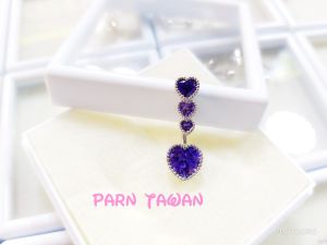 จิวสะดือหัวใจตัวเพชรCZ งานสแตนเลสแท้ ใส่อาบน้ำได้ไม่เป็นสนิม