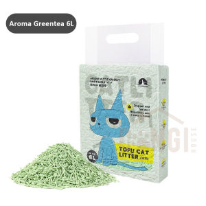 Pasir Kucing Tofu Harum 6L N01 Pasir Gumpal / Pasir Kucing Soya / Cat Tofu Litter