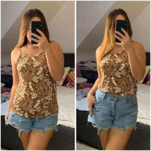 Plus size spaghetti medium to 2xl frame  Cotton spandex