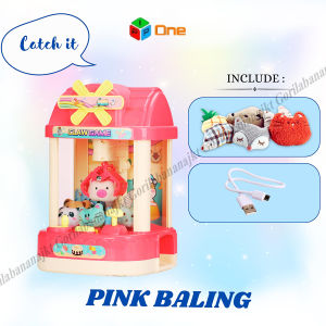 Mainan anak Claw Game Mini Claw Machine mesin capit Boneka